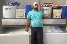 意大利超市保鮮，2臺300公斤制冰機